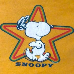 Vintage PEANUTS brand - yellow-navy